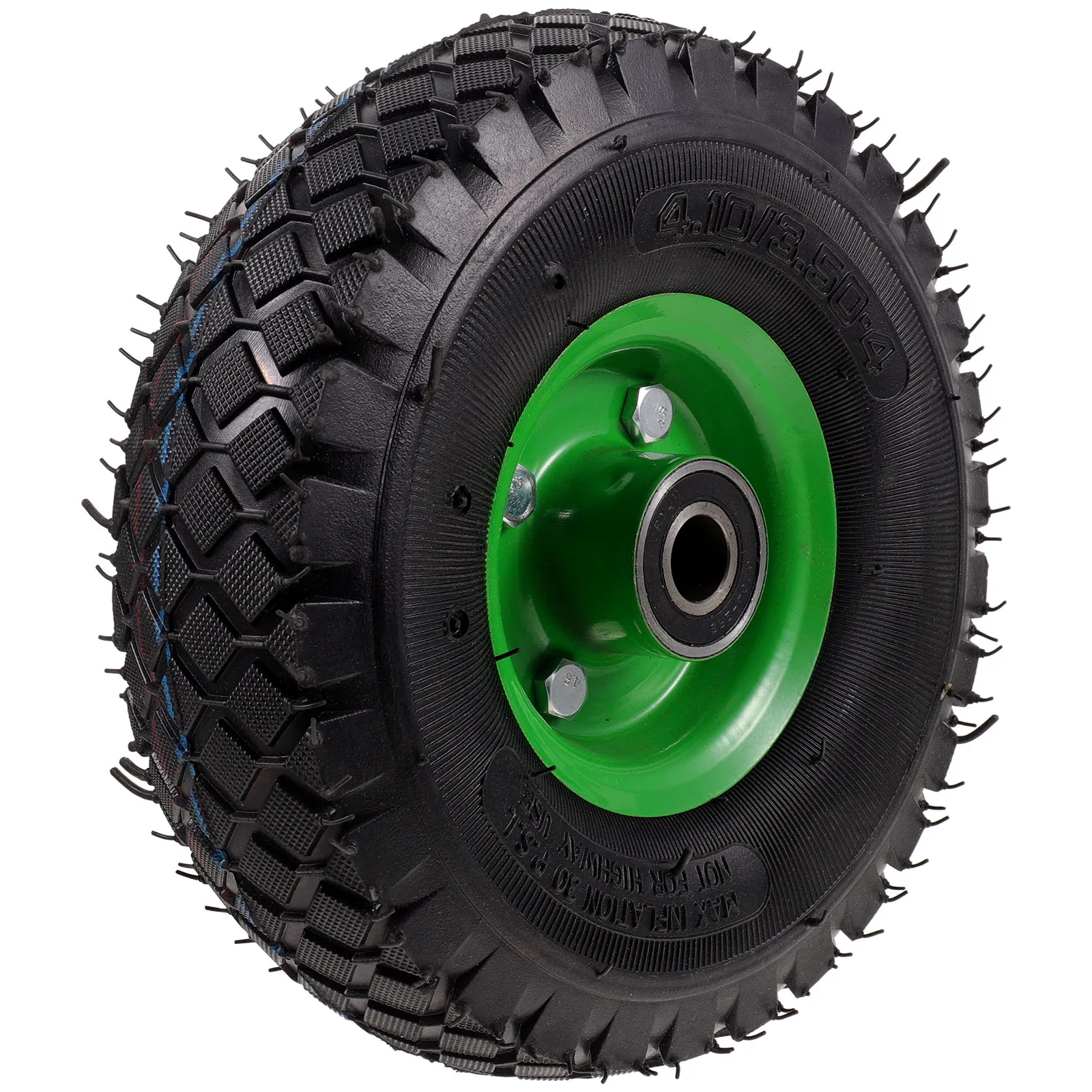 

Garden Cart Replacement Tyre Lightweight Portable Shock Absorbing Mute Rubber Wheel for Lawn Mower Hand Cart