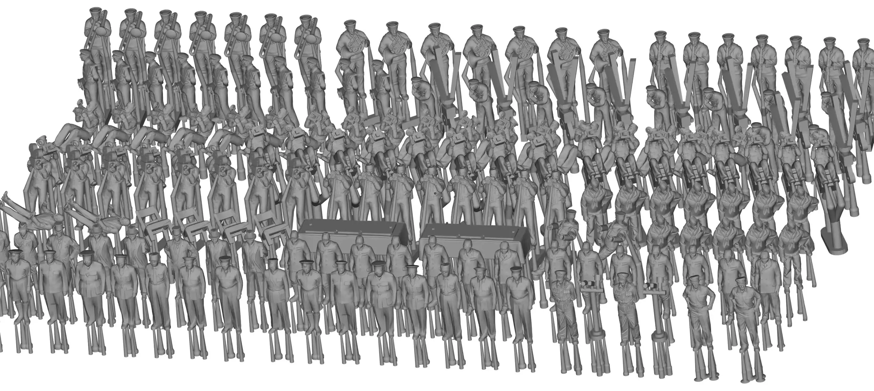 miniature 1/350 model  resin victory day  multiple representative photograthper
