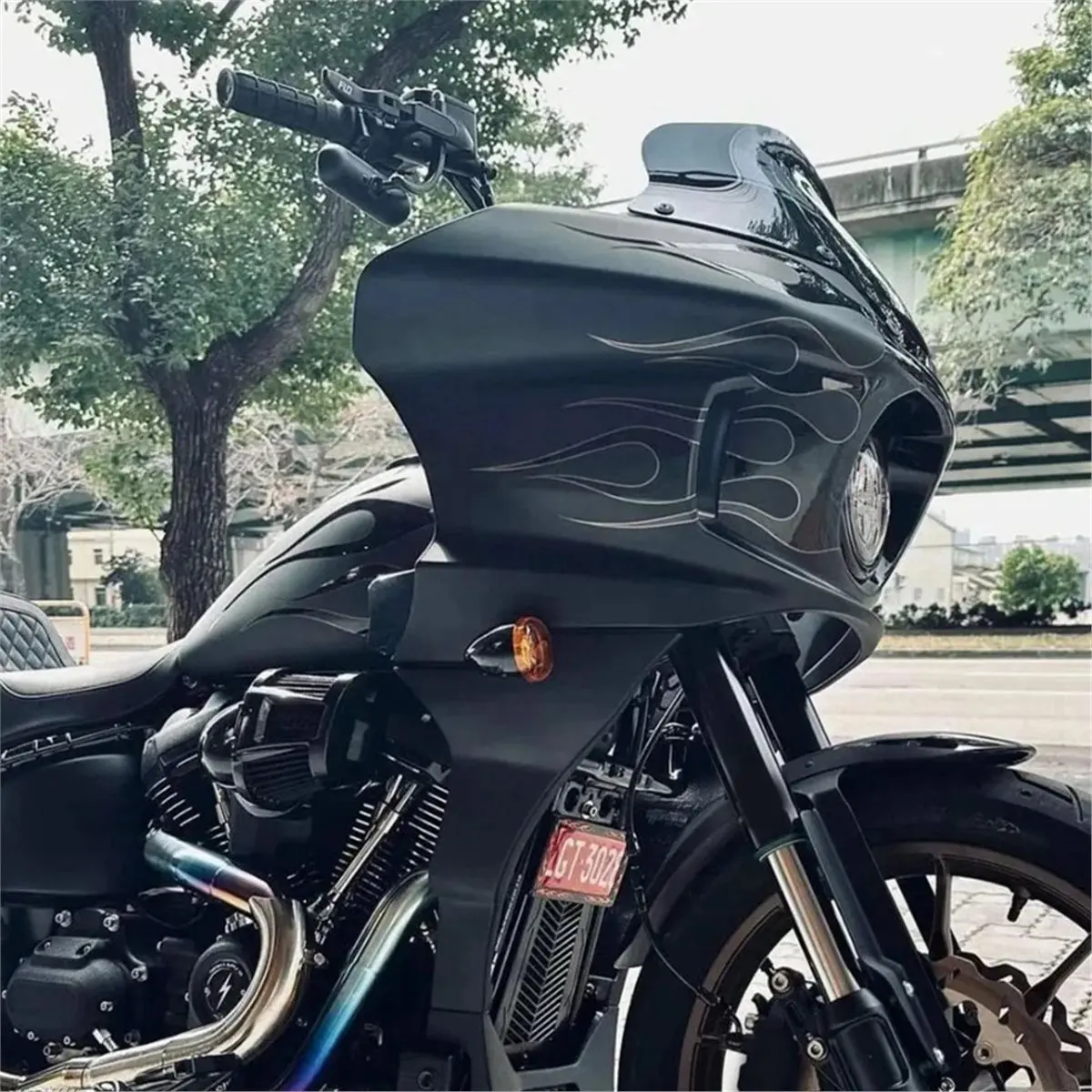 【~ New A99Z】Spoiler Side Panels Kit for Softail Low Rider FXLRST 2025-2026 Motorcycle Body Cover Protection Fairing