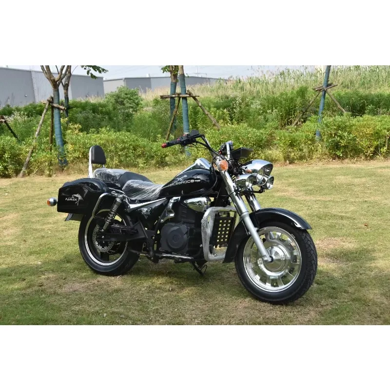 Retro Electric Motorcycle 3000W Wheel Motor 72V60ah Lithium Battery Speed 90km/h Mileage 120km