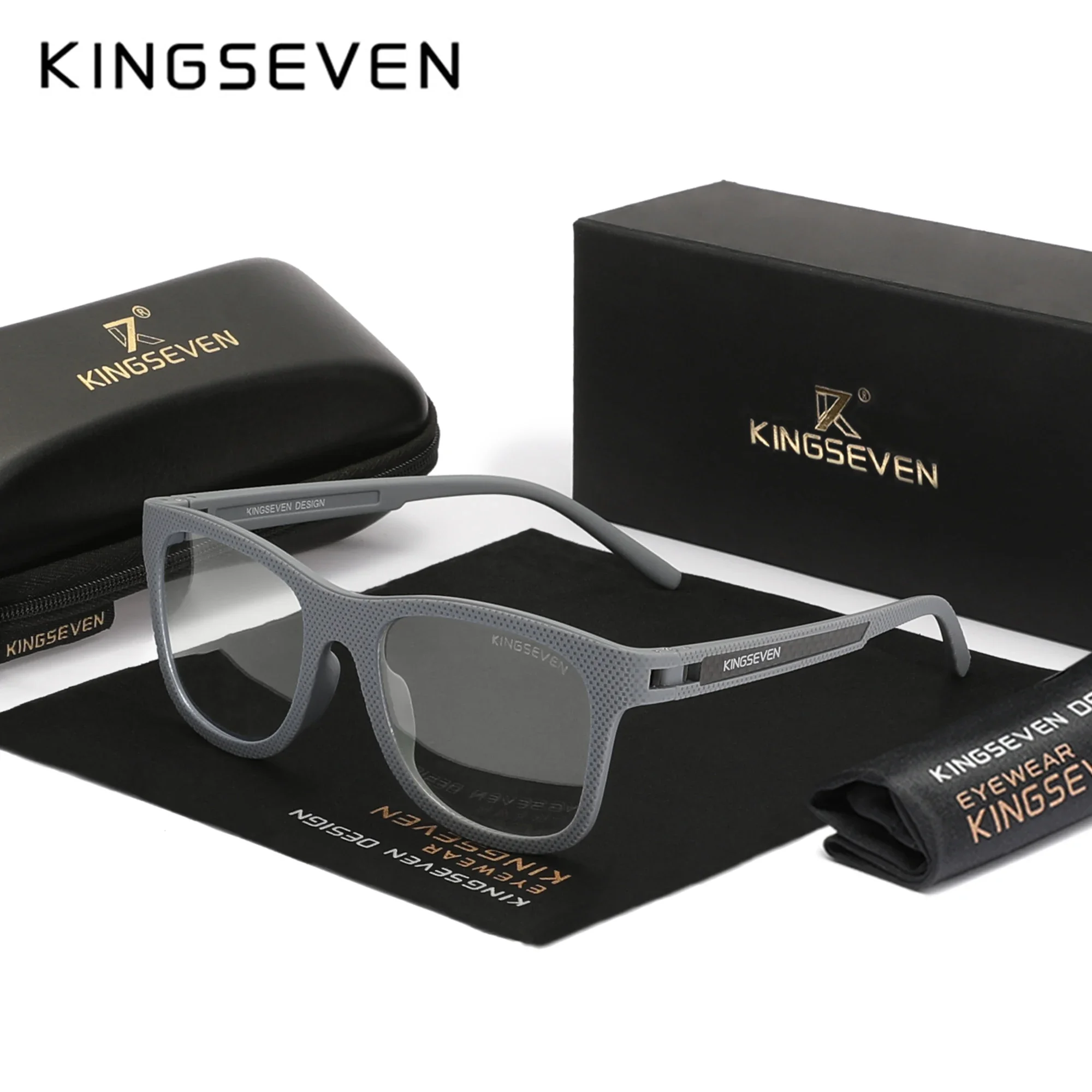 KINGSEVEN Casual Anti-Blue Light Glasses For Men/Women Classic Working Writing Protection Business Eyeglasses