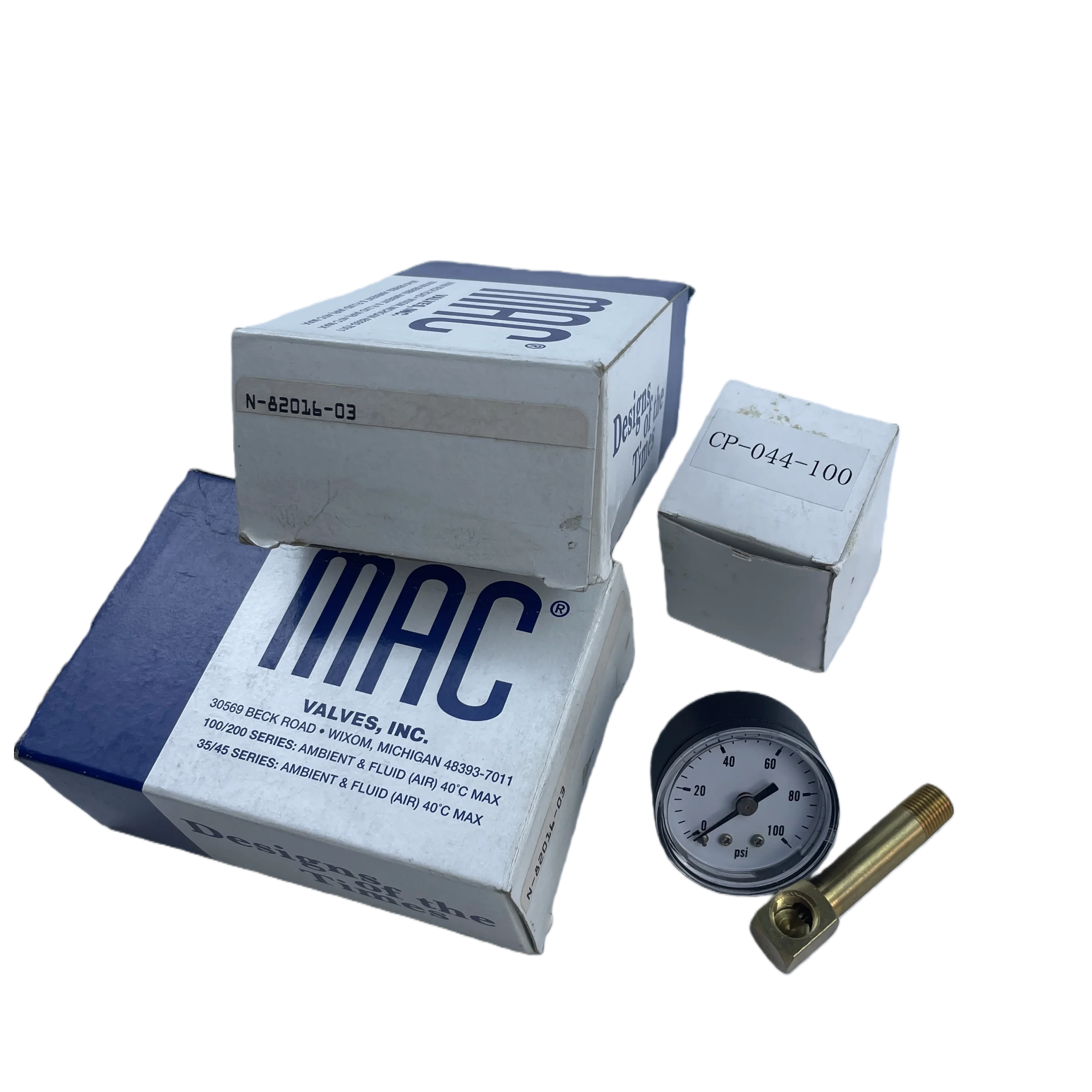 US MAC Pressure Gauge N-82016-02, N-82016-03, Brand New, Original,