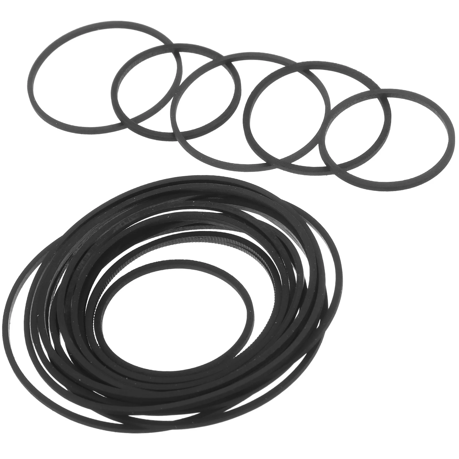 60 個プレミアムカセットテーププレーヤーベルト交換用ドライブゴムベルトレコーダーメンテナンス用スクエアおよびフラットタイプ