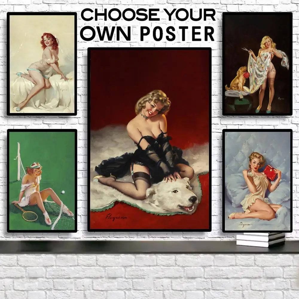 Постер с эротическим искусством Гила Эльвгрен для дома