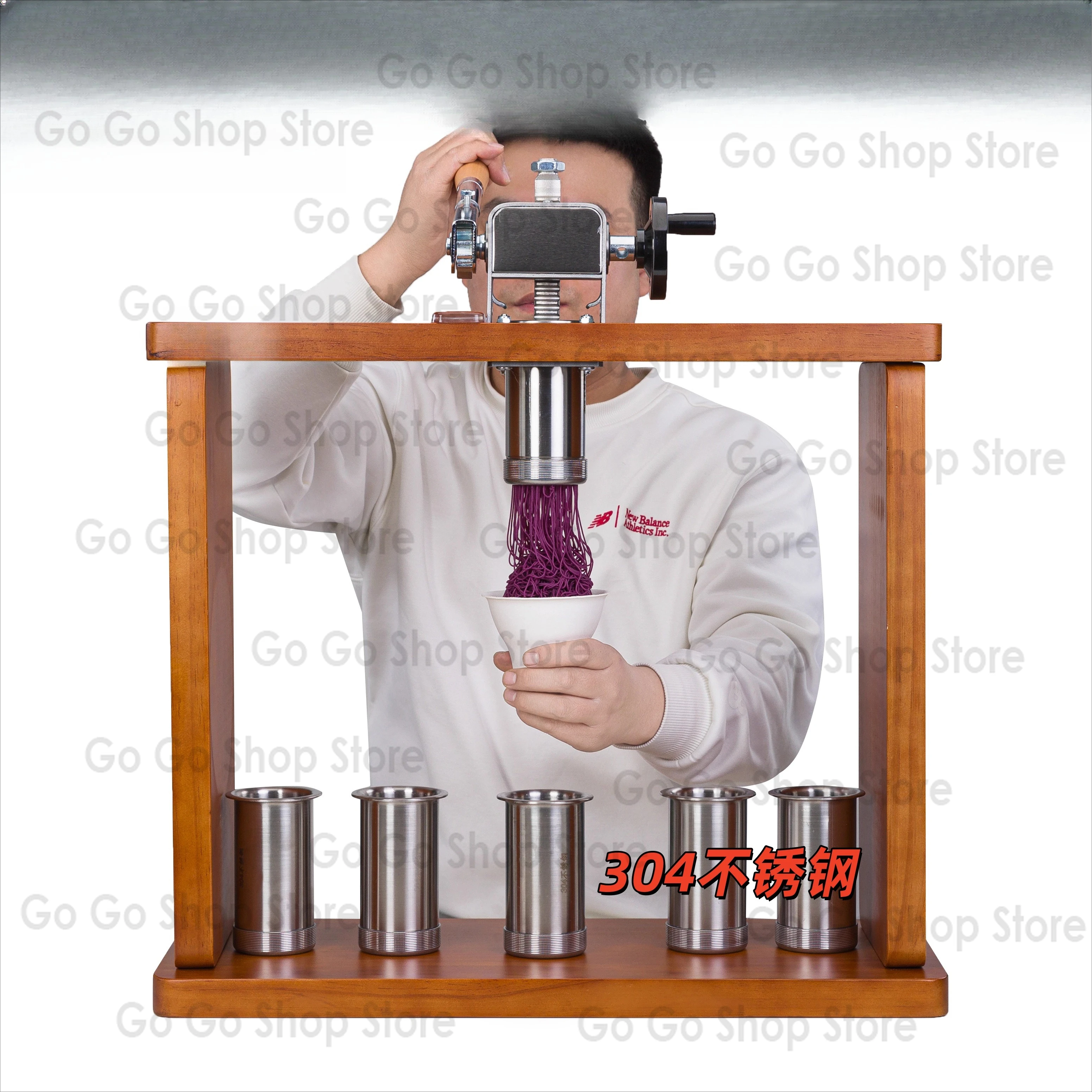 Modified manual Montblanc machine press chestnut cup machine ice cream press chestnut