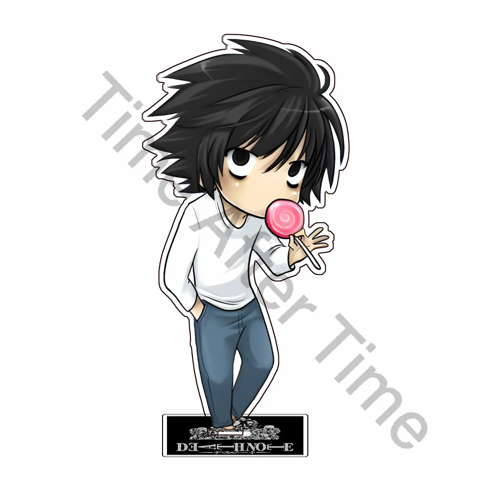 New Anime DEATH NOTE Acrylic Stand Model Figure Cosplay Plate Holder Topper Birthday Fans Christmas Desk Decor Plate Gift