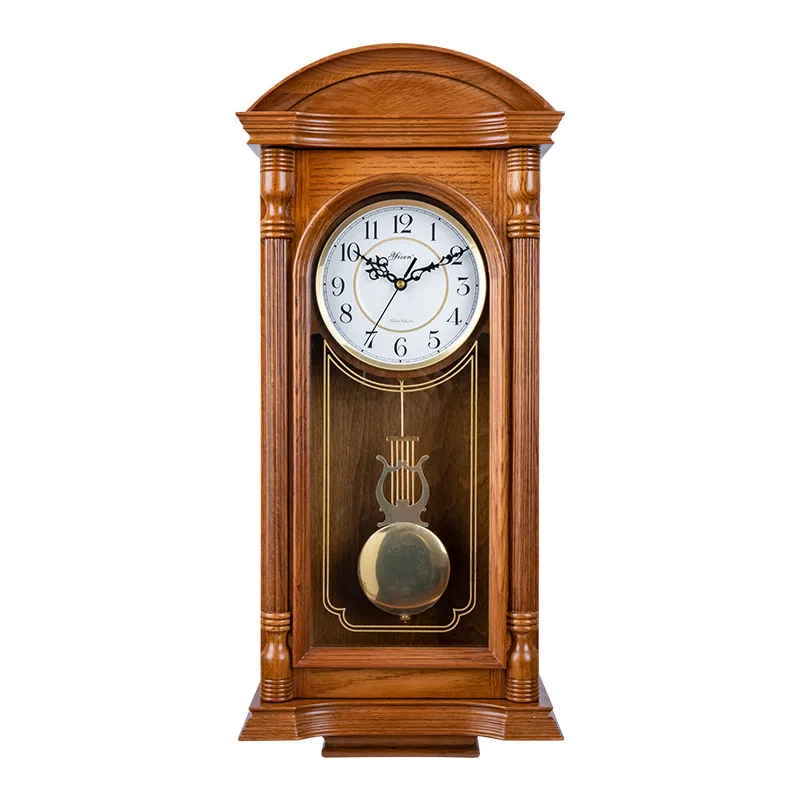 

Wall clock strikes the hour, living room wall clock, household mute