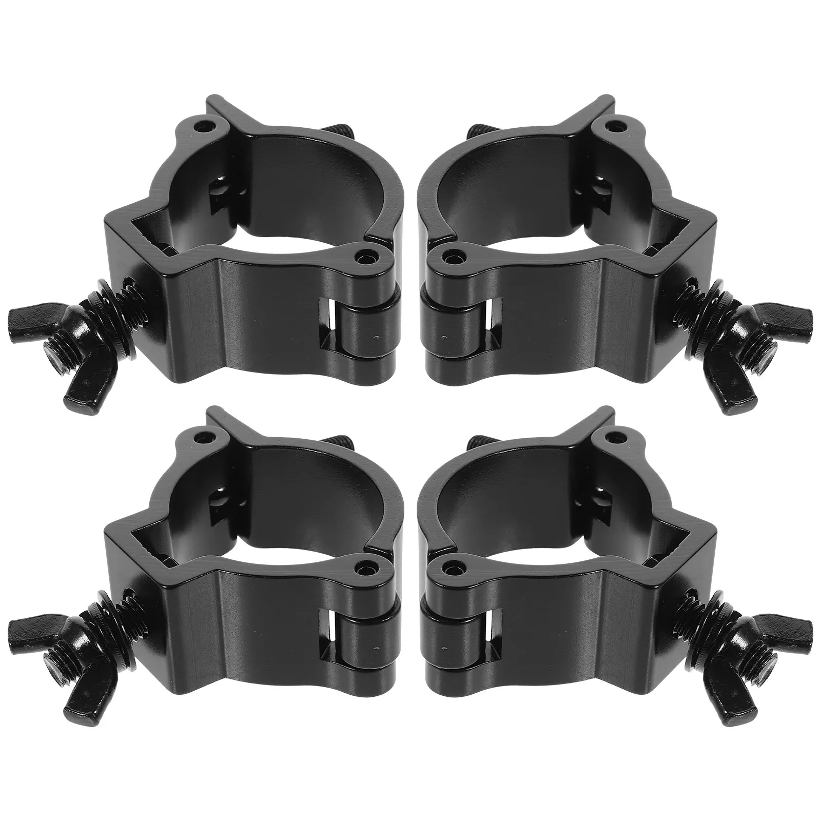 

4Pcs Lamp Truss Clamps Premium -Shaped Mount for Spotlight Moving Head Light Fixtures Stage Lighting Rigging Equipment
