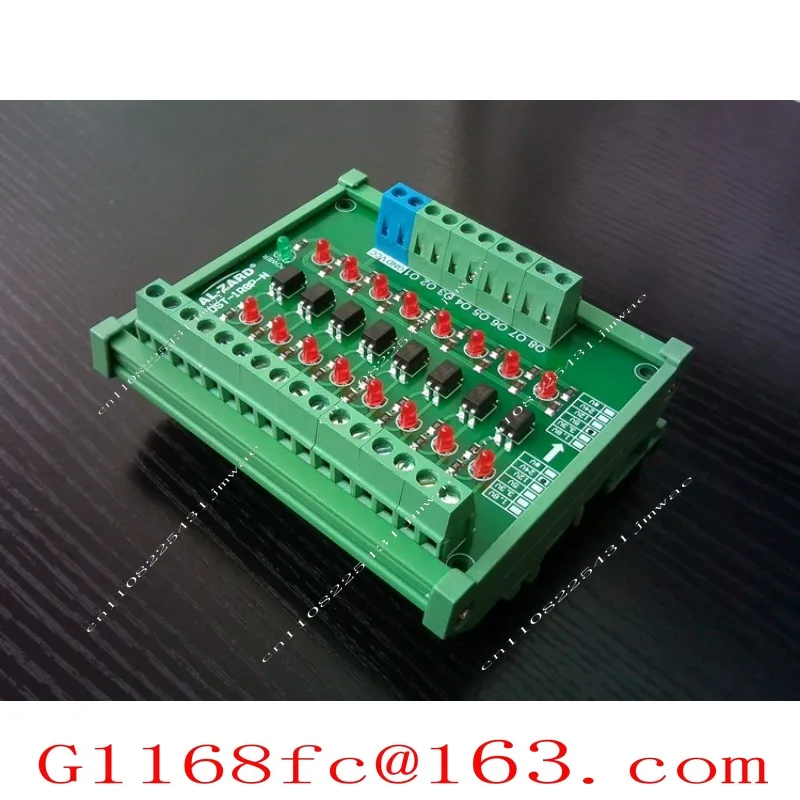 8-channel Optoelectronic Isolation Module PLC Signal Level Voltage Conversion Board PNP Output DST-1R8P-P