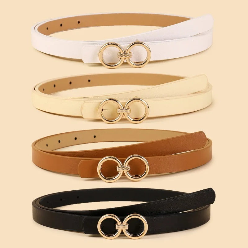 Delicate and Minimalist Women's Slim Belts  Stylish and Versatile Decorative Belts Dress Belts and Waist Accessories