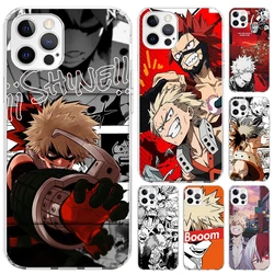 My Hero MHA Bakugou Katsuki Phone Case for Iphone 16 15 14 13 12 Mini 11 Pro Max 16E X XS XR 7 Plus 8 SE 2020 Soft Funda Print S
