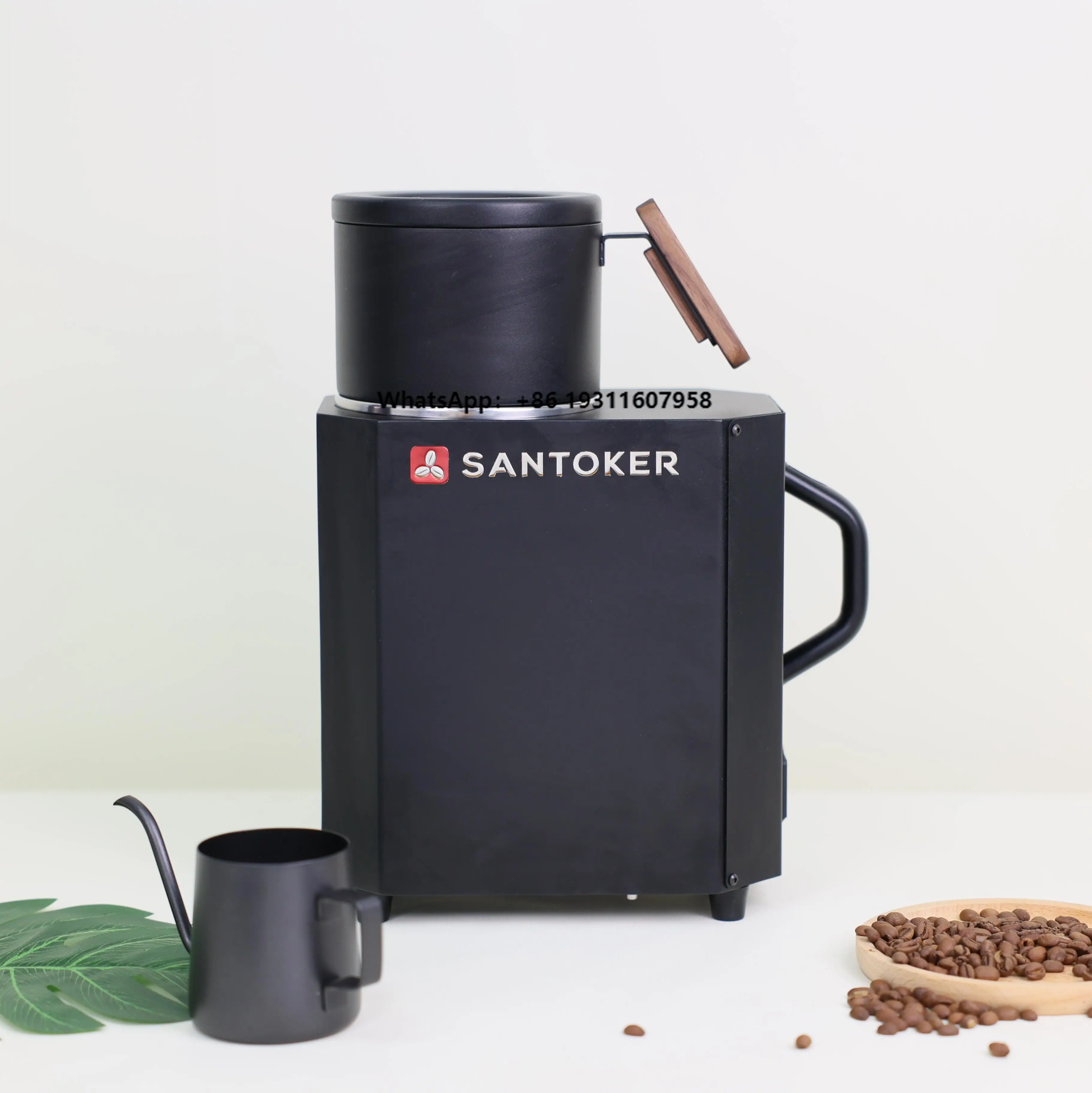 

Santoker Fully Automatic Coffee Roaster C10 Electric Heating 100g Roaster Machine