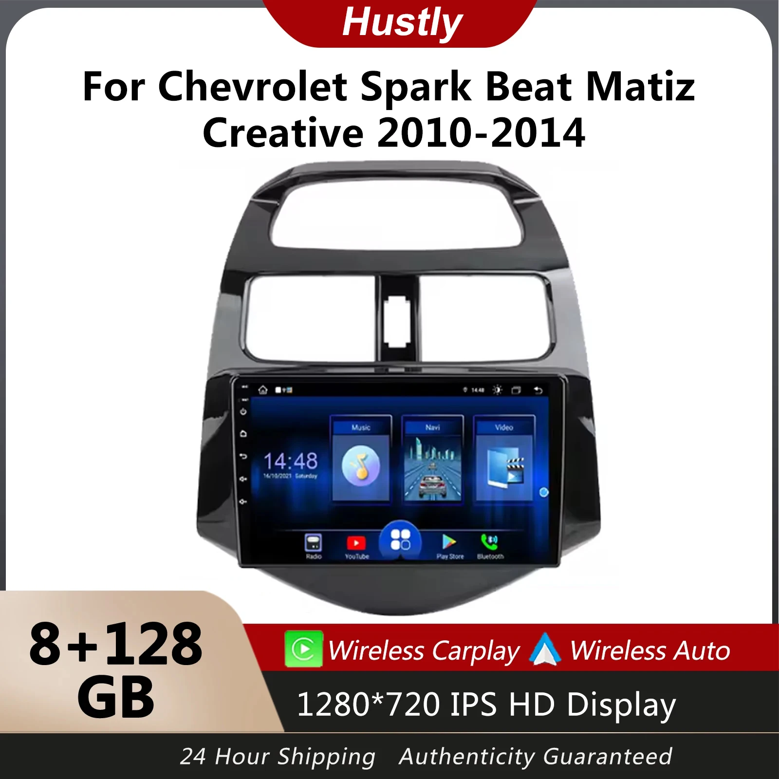 

Carplay Android Radio For Chevrolet Spark Beat Matiz Creative 2010-2014 Car Stereo Radio Car Multimedia Video Player GPS/Car Pla
