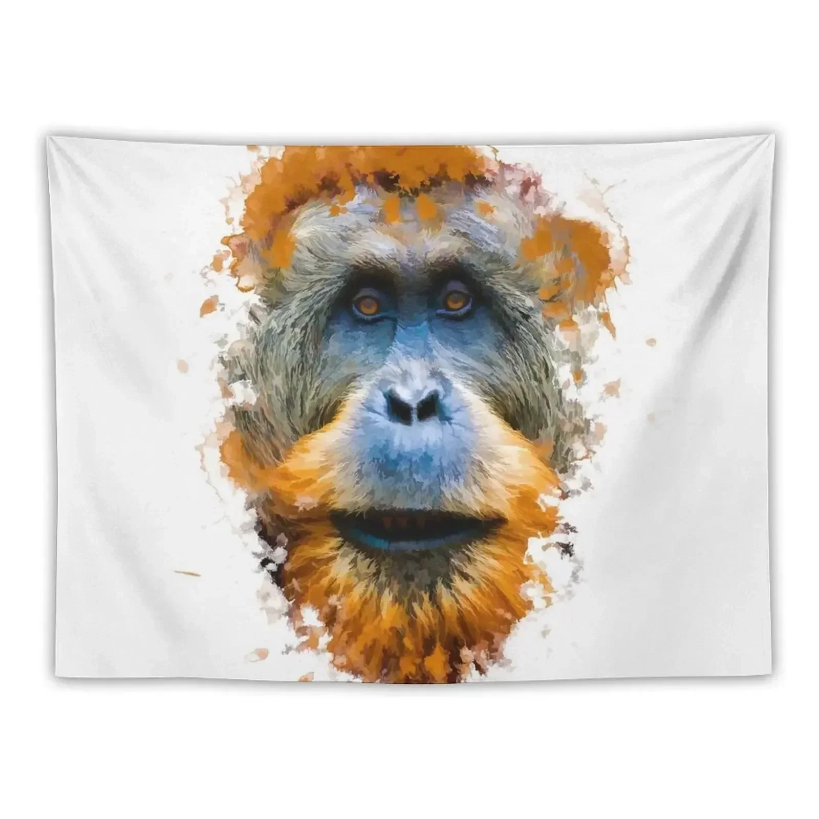 Orangutan monkey Tapestry Wallpaper Aesthetic Room Decorations Bedrooms Decorations Tapestry