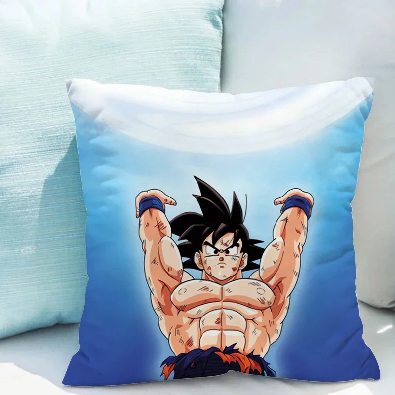 Pillowcase D-dragon Balls Pillow Cases for Bed Cushion Cover 50x50 Decorative Pillowcases 40x40 Lounge Chairs Fall Decoration