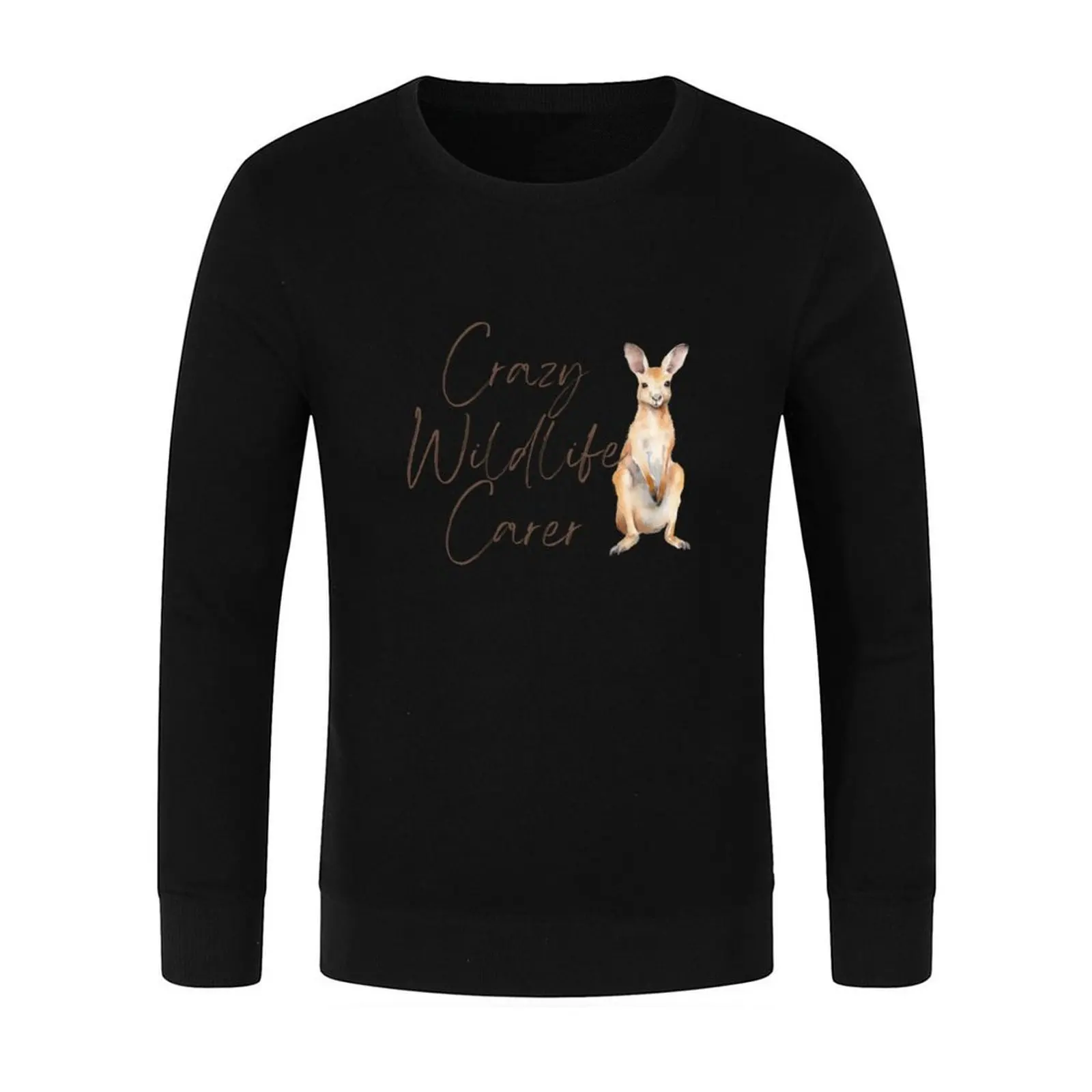 Crazy Wildlife Carer Pullover men's clothing clothes for men autumn new products tracksuit oversize sweatshirt