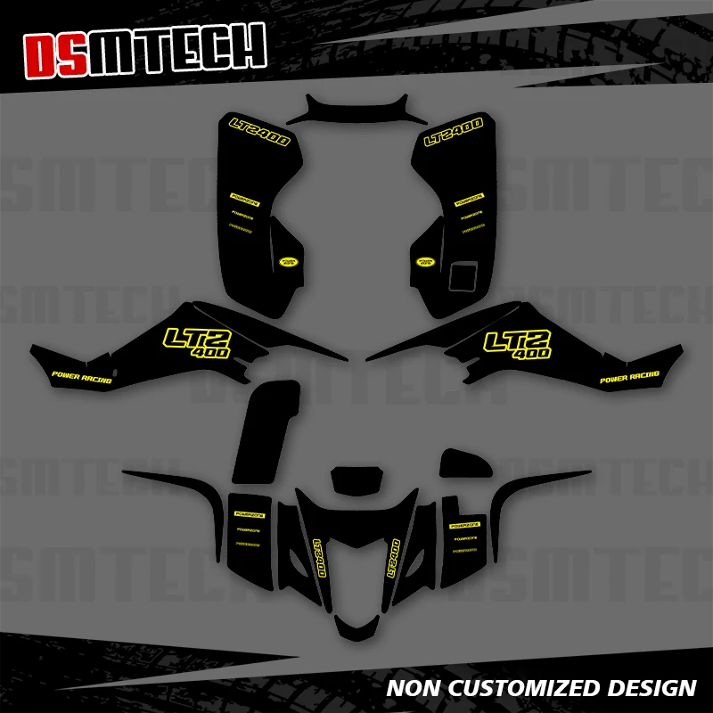 

DSMTECH For SUZUKI LTZ400 LTZ 400 2003 2004 2005 2006 2007 2008 Graphics Decals Stickers Motorcycle Background Custom Number