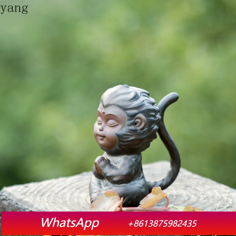 

CX cute Monkey King Monkey ornament creative fish tank landscaping