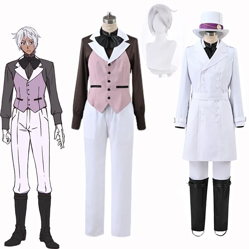 

Anime The Case Study of Vanitas Noe Archiviste Cosplay Costumes Top Pants Cloak Uniform Sets Women Men Halloween Carnival Party