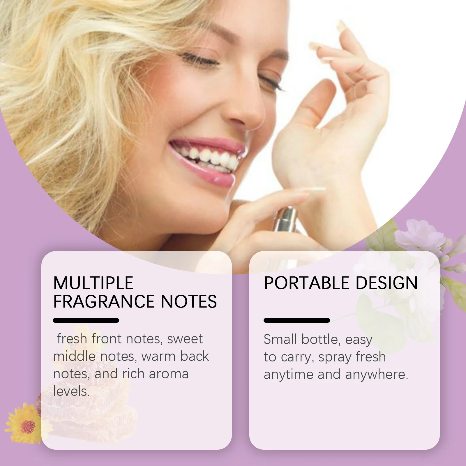 Jasmine Fragrance Perfume Spray Plant Floral Scent Keep Fresh Attract Men Feminine Charm Dating Flirt Women Pheromone Perfume
