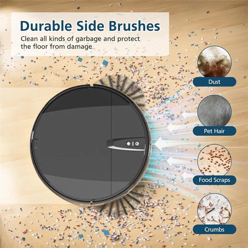 B07B-Vacuum Parts Forropvacnic A1 S1, Fortipdiy G90, Forvipsun Z1 Robot Vacuum Side Brush Hepa Filters