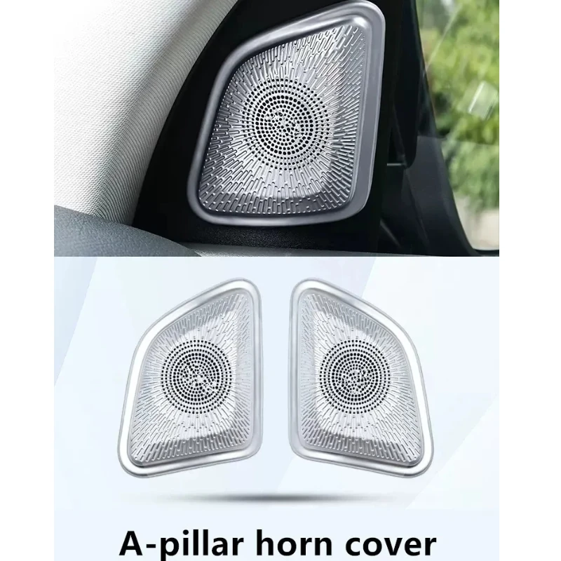 

Car Horn Cover Door Horn Protective Cover Dashboard Horn Cover For Mercedes Benz GLE 2020-2024 W167 Auto Accessories