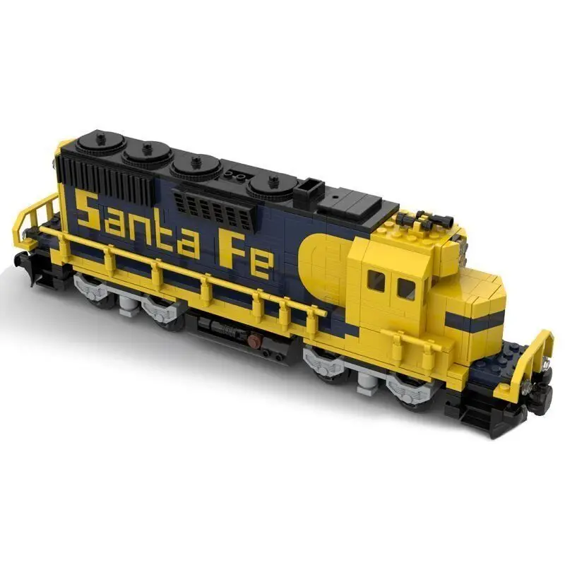 

Custom MOC-78947 Diesel Locomotive Train 860 Parts Toys Gift for Christmas
