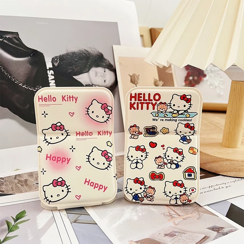 

Hello Kitty Folding Small Mirror Female Student Dormitory Office Portable Cartoon Desktop Makeup Mirror Accessories Wholesale