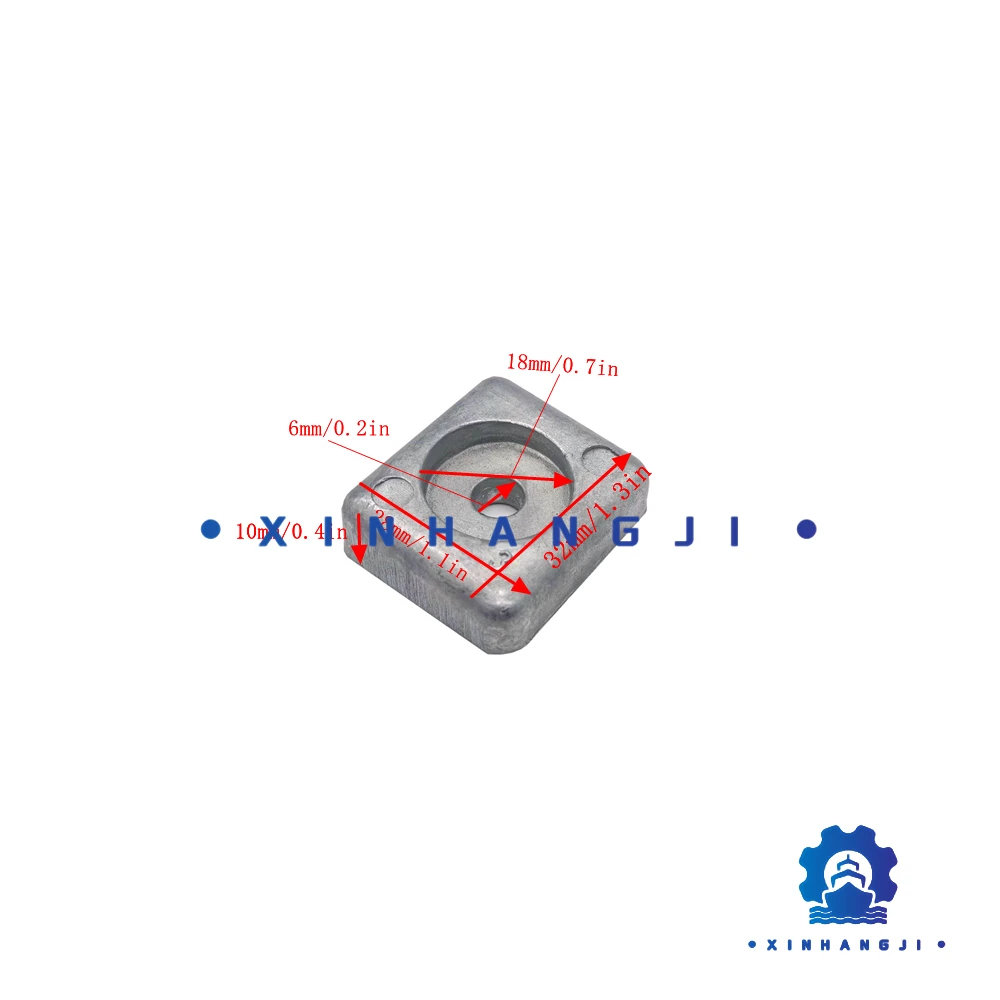 41106-ZW9-000 para máquina fueraborda F8-50HP ANODOS de zinc de aluminio