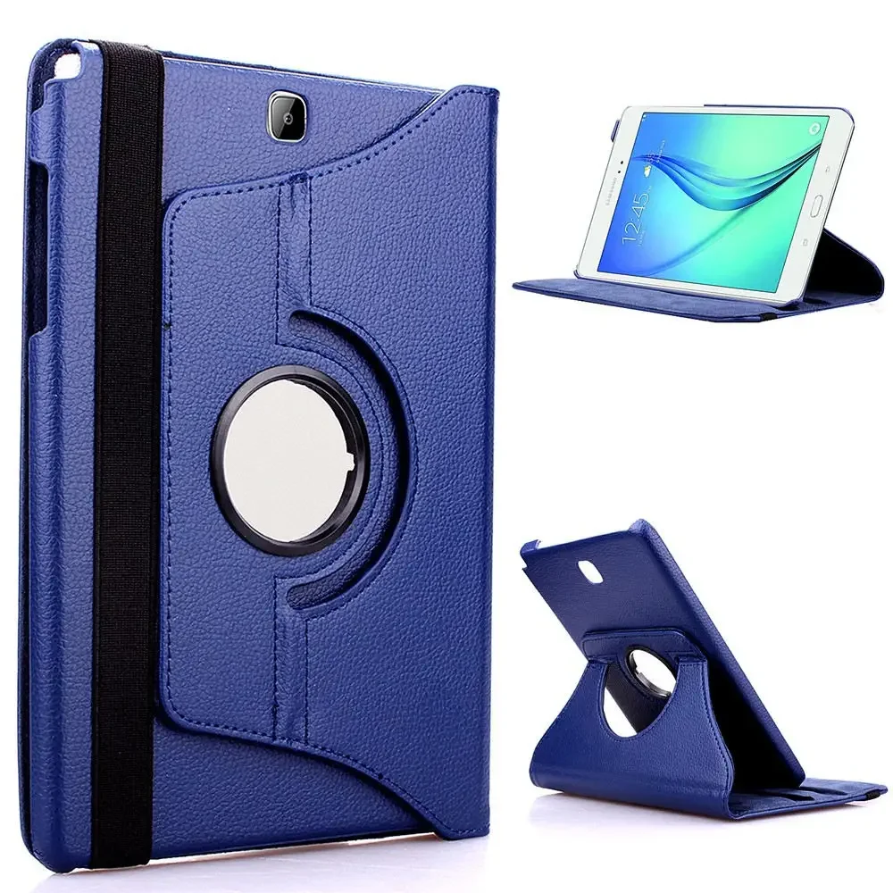 360 Rotating Case Cover For Samsung Galaxy Tab S 10.5 SM-T800 SM-T805 T800 T805 TabS 10.5 Inch Tablet Flip PU Leather Case Glass