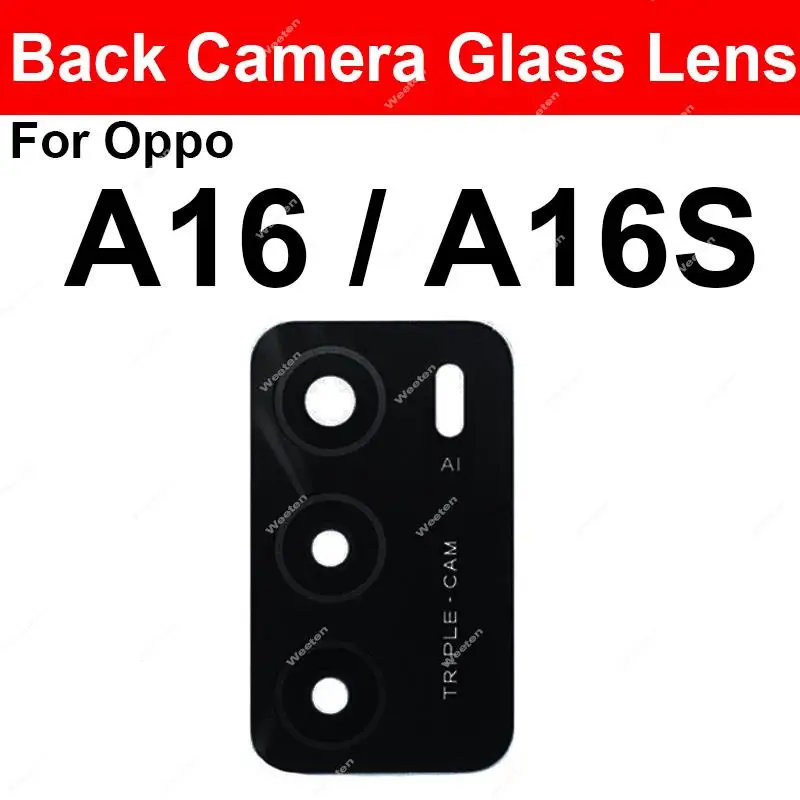 Rear Camera Glass Lens For OPPO A15 A15S A16 A16S A31 A32 A35 A36 A52 A53 A54 A54S A55 A56 4G 5G Back Camera Lens Glass Parts