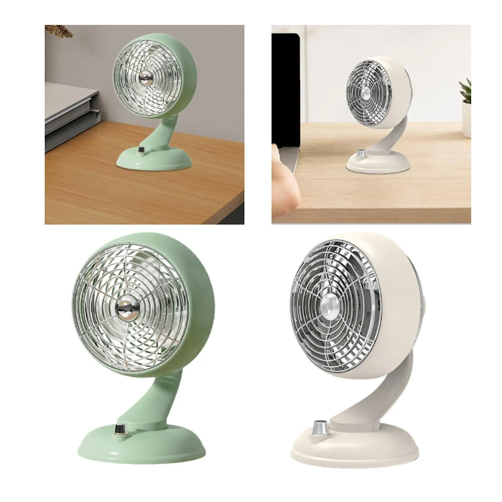 

Air Circulator Fan Summer Tabletop Fan Cooling Fan Quiet USB Table Fan Desktop Fan for Large Room Travel Outdoor Office Camping