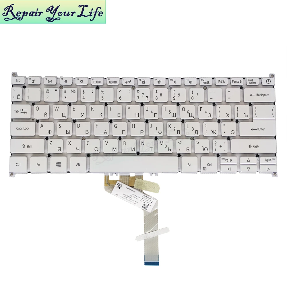 

RU/RUS Russian Backlit Keyboard for Acer swift 5 SF514-52 N17W3 SF514-51 SF514-54G Laptop Keyboards Backlight SV3P-A72WWL A70BWL