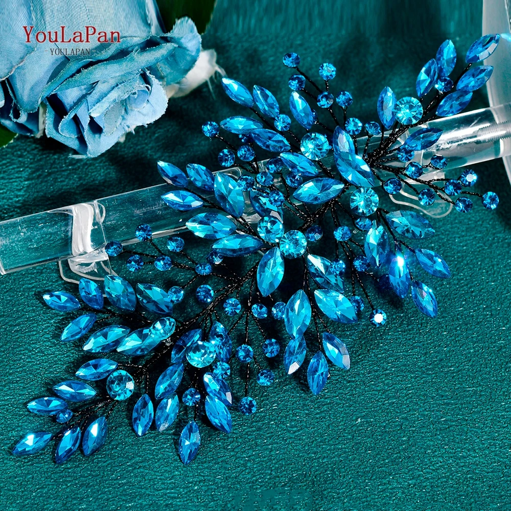 

YouLaPan Trendy Rhinestone Bride Headband Wedding Tiara Shiny Women Hair Accessories Handmade Banquet Party Holiday Gifts HP857