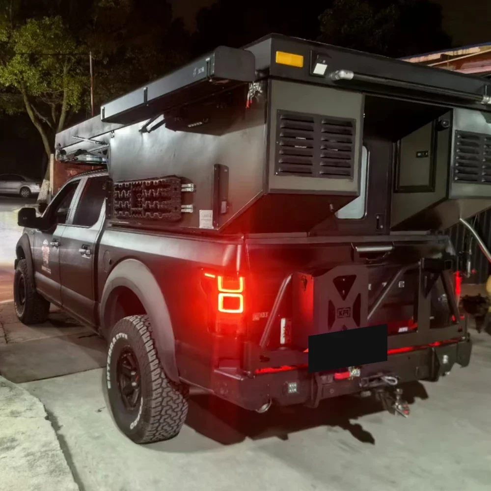 2026 Best Selling Pop up Truck Camper Fiberglass Tent Truck Camper Camper Pickup Truck