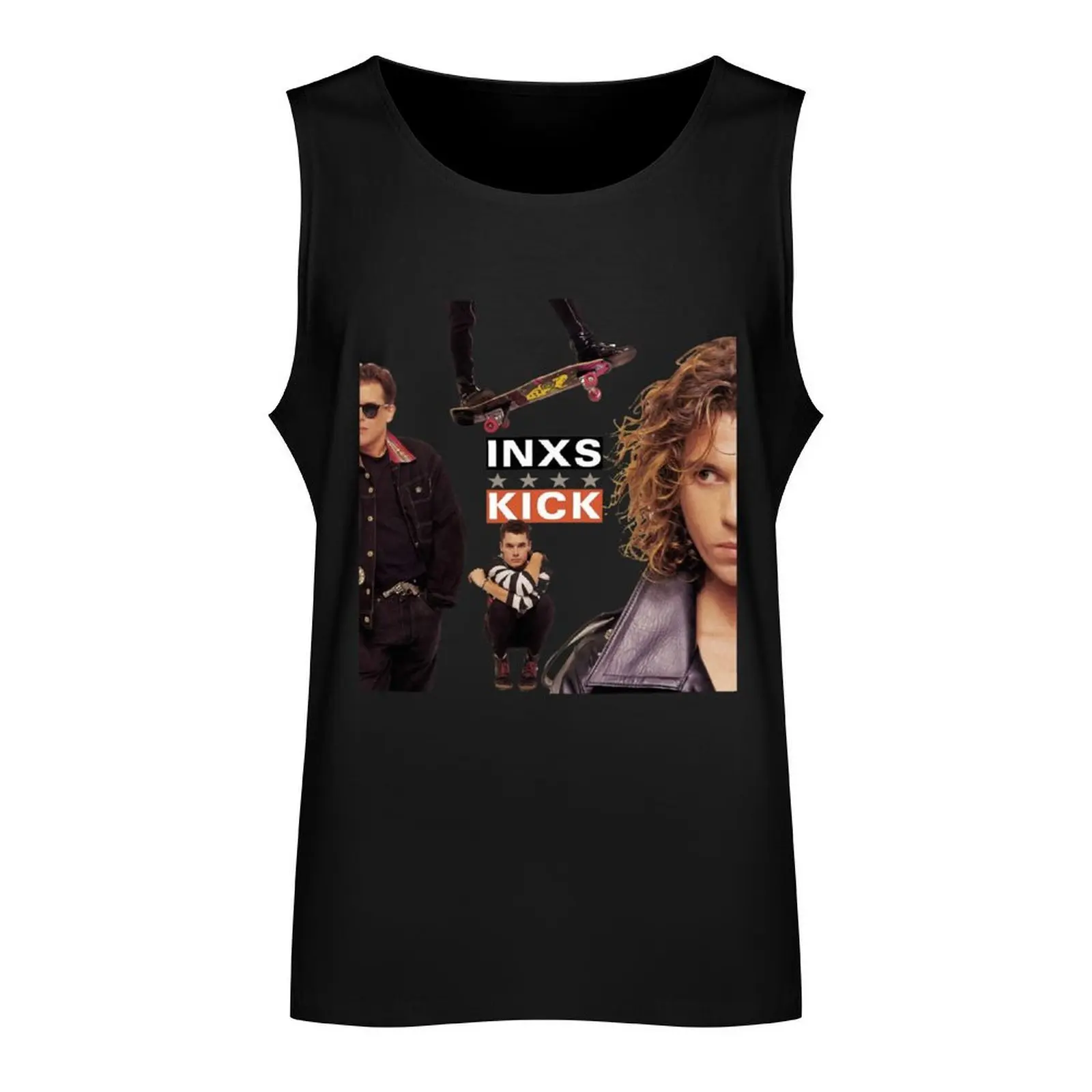 INXS Kick 34 Tank Top Men's t shirt Bodybuilding shirt