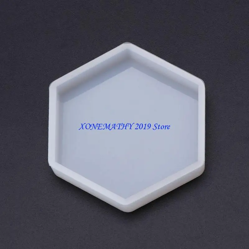 

F42F Silicone Mold Geometric Epoxy Resin Production Mold Creative Tabletop Storage Tray Making
