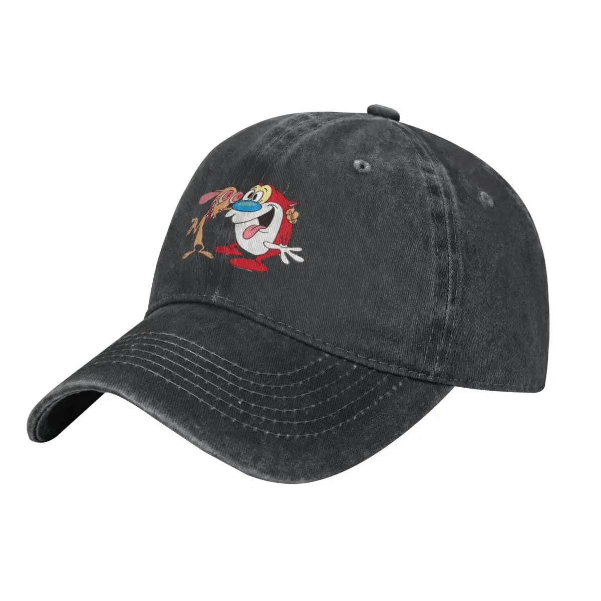 The Ren & Stimpy Show Cowboy Hat Sports Cap |-F-| Golf Snapback Cap Golf Wear Men Women's