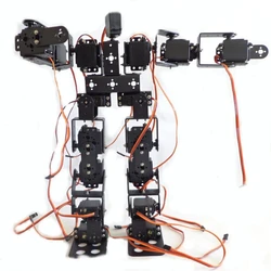 Zestaw Robot edukacyjny robota dwu-17 stopni swobody humanoidalnego robota do chodzenia z serwo MG996 programowalny zestaw Diy