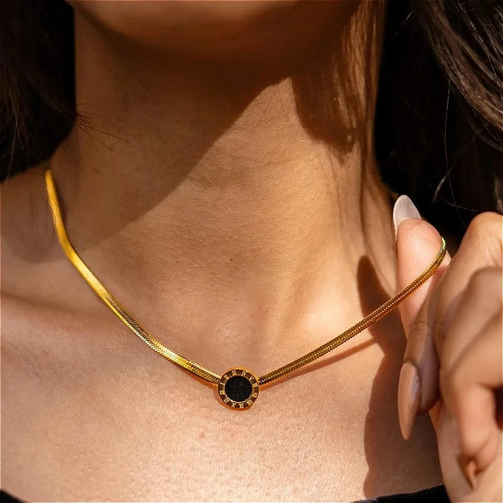 Simple Round Black … - image