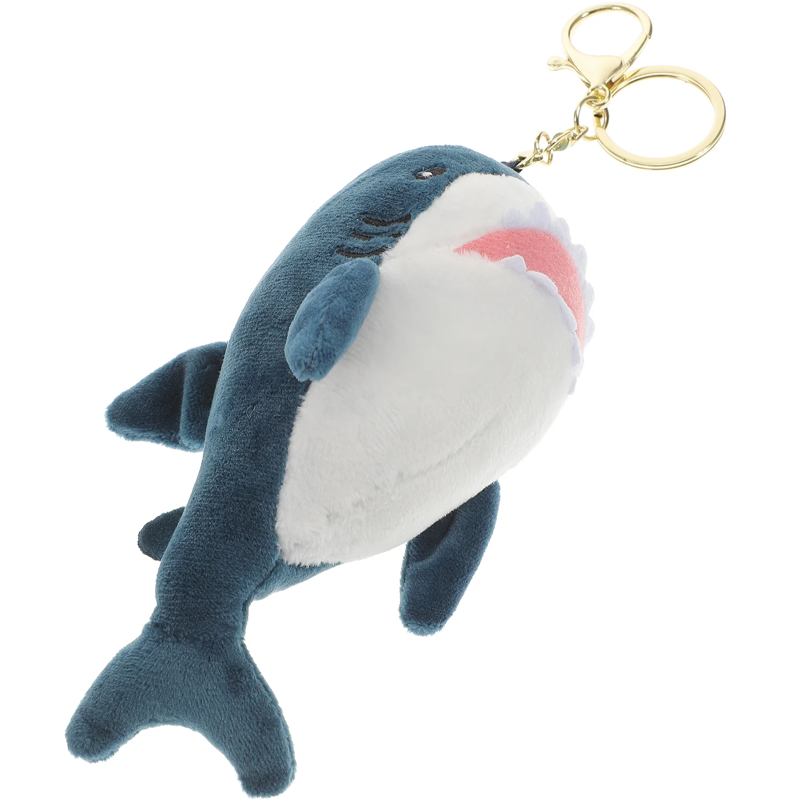 

Shark Shaped Key Ring Cartoon Animal Pendant Premium Keychain Cute Ocean Stuffed Bag Car Keys Gift For Families