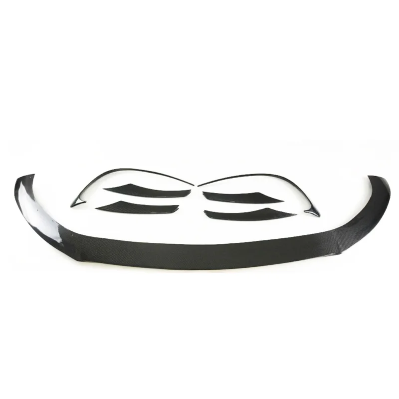 for Benz W257 C257 Cls200 Cls300 Cls350 Cls53 Amg Package 2019up Carbon Fiber Front Bumper Chin Lip Splitter With Fog Air Trim