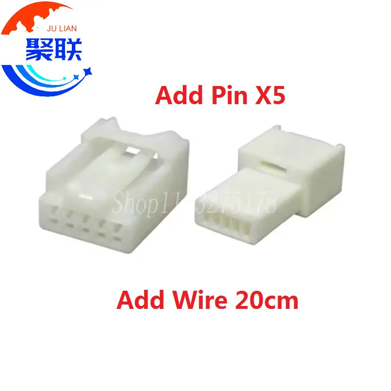 1Set 5Pin 7282-5830 7283-5830 90980-11909 90980-11920 Auto Steering Wheel Boost Electrical Connector Car Wiring Harness Sockets