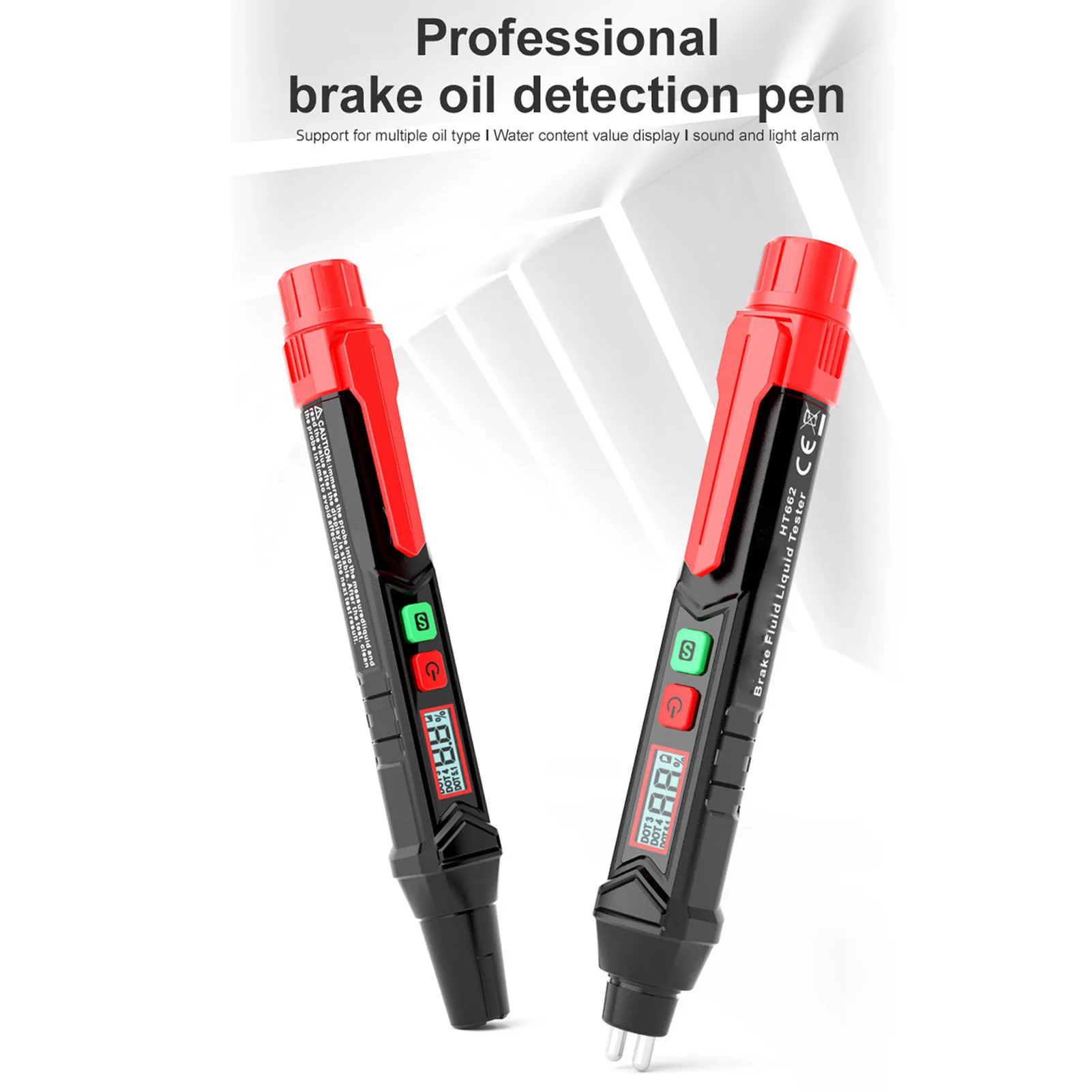 브레이크 유체 액체 테스터 ABS 차량 오일 수분 감지기 빠른 테스트 측정 변경 자동차 용 0% -4% 수분 함량