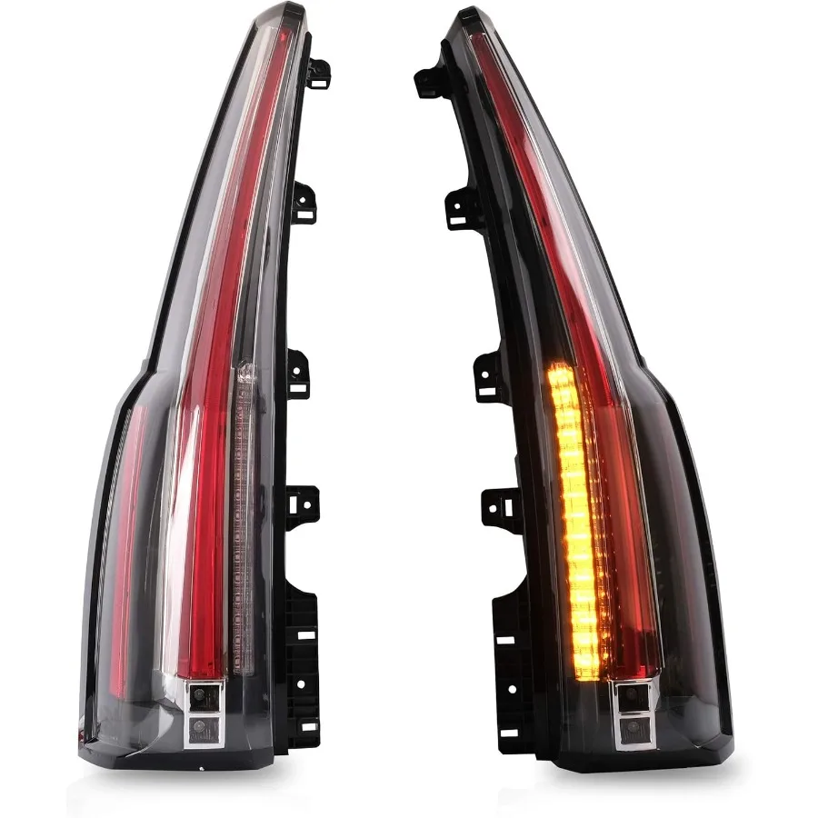 

Задние фонари в сборе подходят для 20152020 GMC Yukon Задний фонарь с DRL Задний фонарь с противотуманными фонарями Поворотник Plugandplay Красный Прозрачный fo