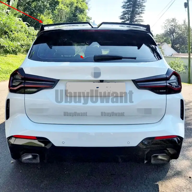 

New Design 2018-2023 For BMW X3 iX3 G08 G01 Rear Trunk Spoiler Lip Wing By High Quality ABS Gloss Black Carbon Fiber Body Kit
