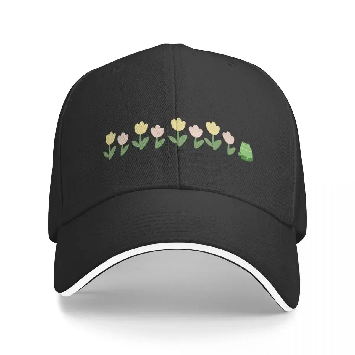 

Springtime Frog Baseball Cap |-F-| hats on offer Men Golf Wear Women's