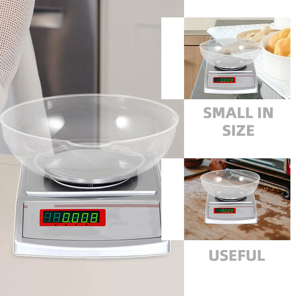 Bandeja de almacenamiento para báscula de cocina, báscula para alimentos, taza Digital para el hogar, polvo electrónico, 2 uds.