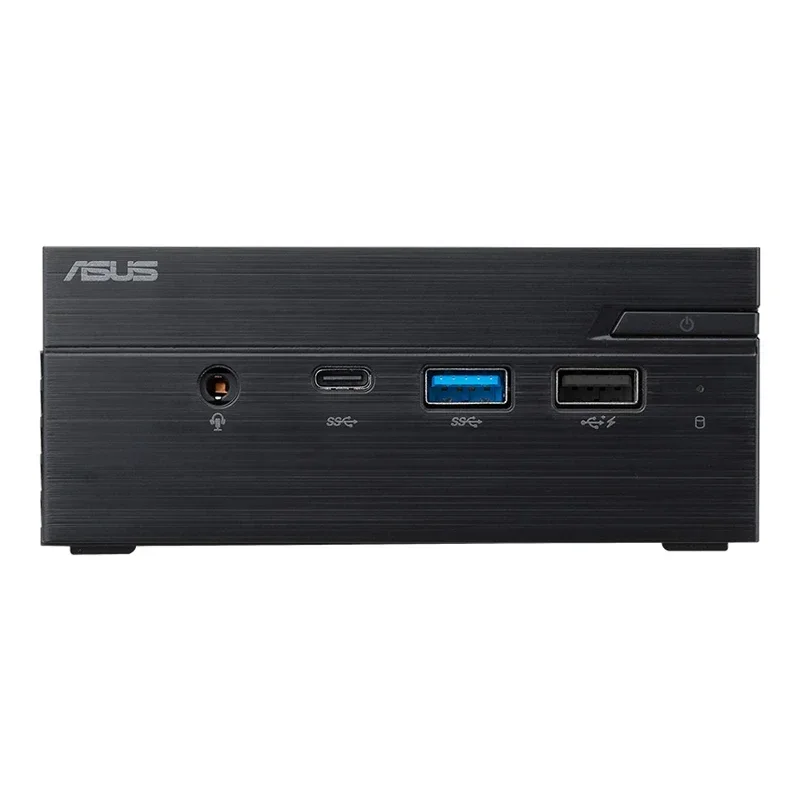 ASUS PN40 PC Mini tanpa kipas barebone dengan Intel Celeron & terintegrasi Intel 4K UHD grafis HDMI, DisplayPort Mini, WiFi 5 BlueTooth