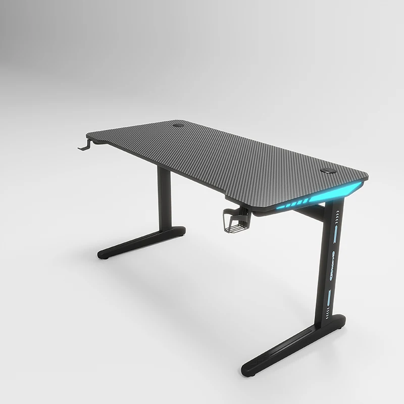 Commercial Furniture Sturdy Gaming Metal Frame Modern Computer Study Table Desk Gaming Setup Room Table